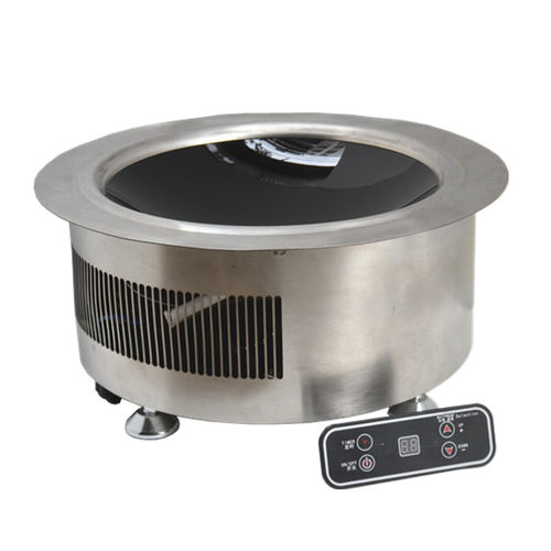 嵌入式大功率5000w凹面电磁炉台嵌两用5kw商用小炒灶 mia  小炒炉