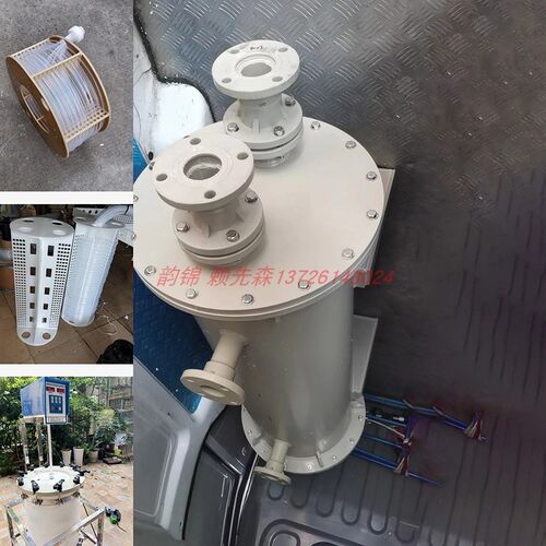 卧式铁氟龙细管道换热器电热管立式PP塑料管壳式四氟换热器冷凝器