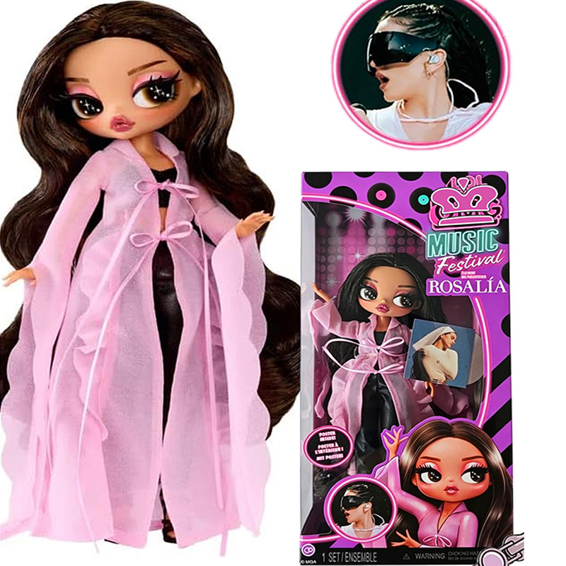 正版MGA Surprise L.O.L. OMG大姐姐 Rosalía 联名时尚娃娃bratz