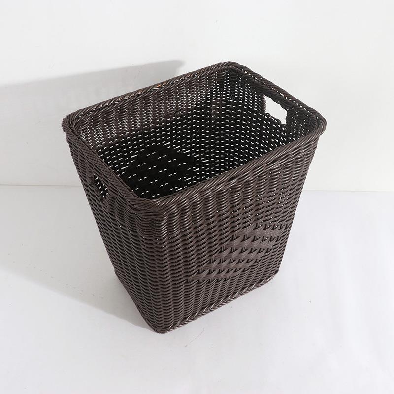 藤编织脏衣服收纳筐玩具篓脏衣篮