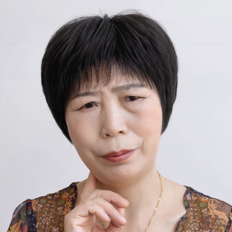 假发真发全真人发50到70岁中老年妈妈化疗光头专用短发全头套薄款