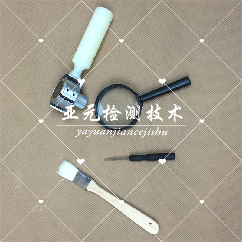 QFH附着力测定仪 百格刀 油漆检测 漆膜划格器 塑料铝合金盒 刀片
