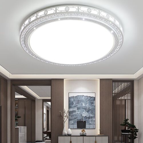 新中式吸顶灯圆形大灯中国风复古大厅2025新款客厅餐厅灯套餐