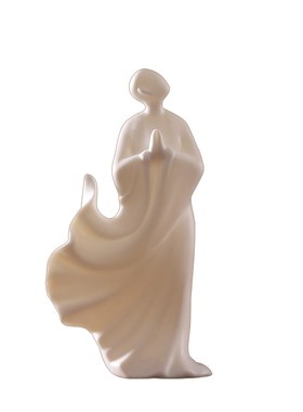 汉鸿创意茶宠摆件陶瓷禅意摆件客厅茶道零配装饰新中式人物工艺品