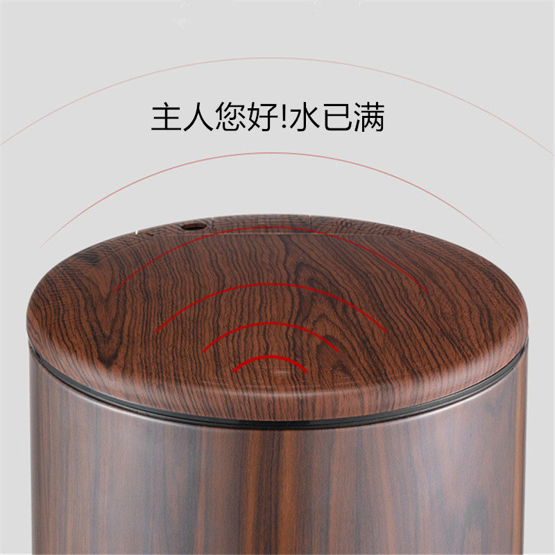 新中式茶水桶满水提醒茶盘接茶储水桶废水垃圾桶排水桶智能茶渣桶