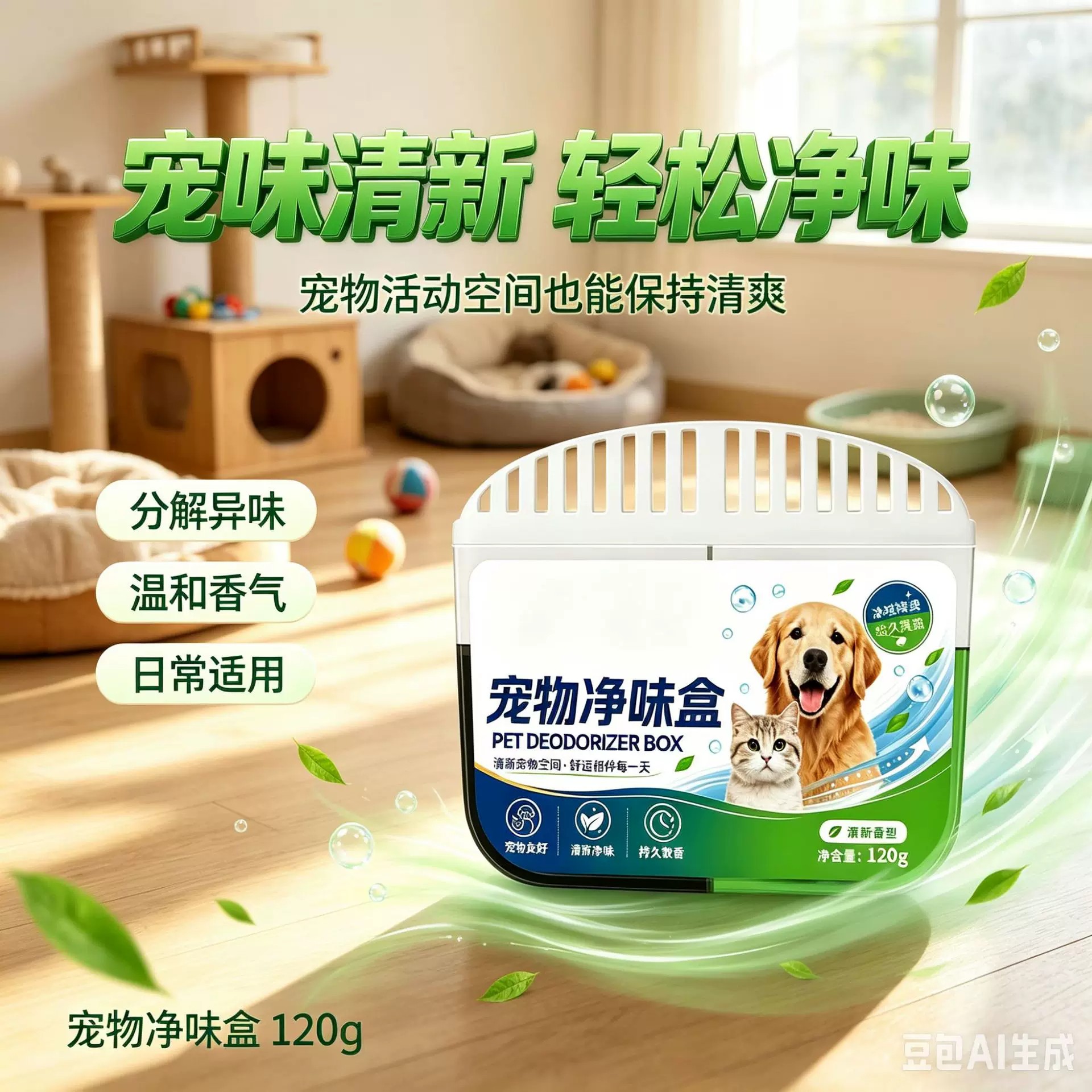 【下单立减50】宠物净味除臭剂杀菌除尿骚味猫狗多场景通用_JK
