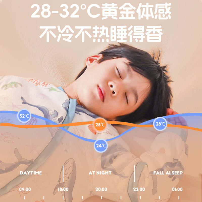 儿童睡袋春秋厚款冬季绵中大童恒温成人御寒分腿儿童防踢被子神器