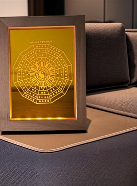 传统文化二十八星宿灯阵二十八星宿摆件灯精雕实木USBLED展灯夜灯