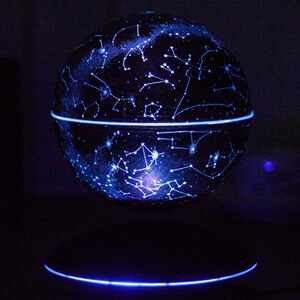 志诚 大号星座磁悬浮地球仪摆件发光自转书房家居摆设创意礼品物