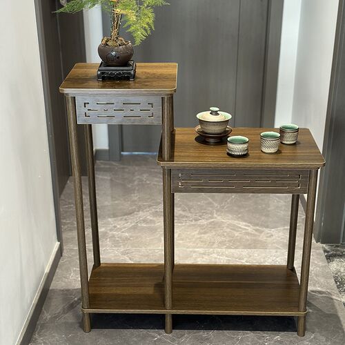 仿古中式花架置物架花盆架吊兰架室内盆栽架子花架子客厅落地式