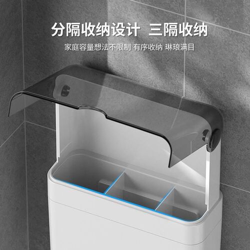厨房壁挂式筷子收纳盒筷子筒台面筷笼家用沥水筷篓餐具勺子置物架