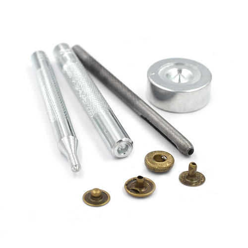 655/633/831金属纽扣四合扣安装工具模具扣子磨具按扣暗扣手敲
