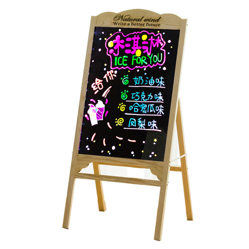led电子发光小黑板店铺用荧光板广告板荧光屏手写字板广告牌展示