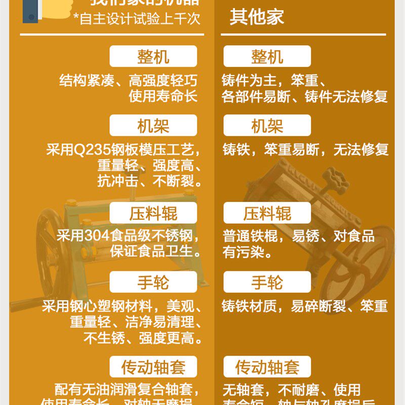 古早鱿鱼机 泰国小吃 洪德路网红干鱿鱼压片机小 成本摆摊利器