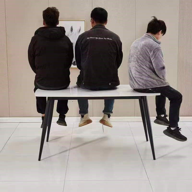 小茶几岩板桌脚架圆桌腿支架方桌腿底座玻璃台面支撑石英石桌架子