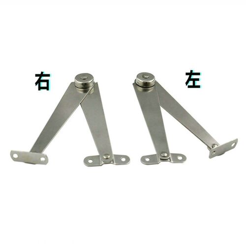 不锈钢床头折叠二折拉杆柜门上下翻支撑书桌连接件支架液压杆配件