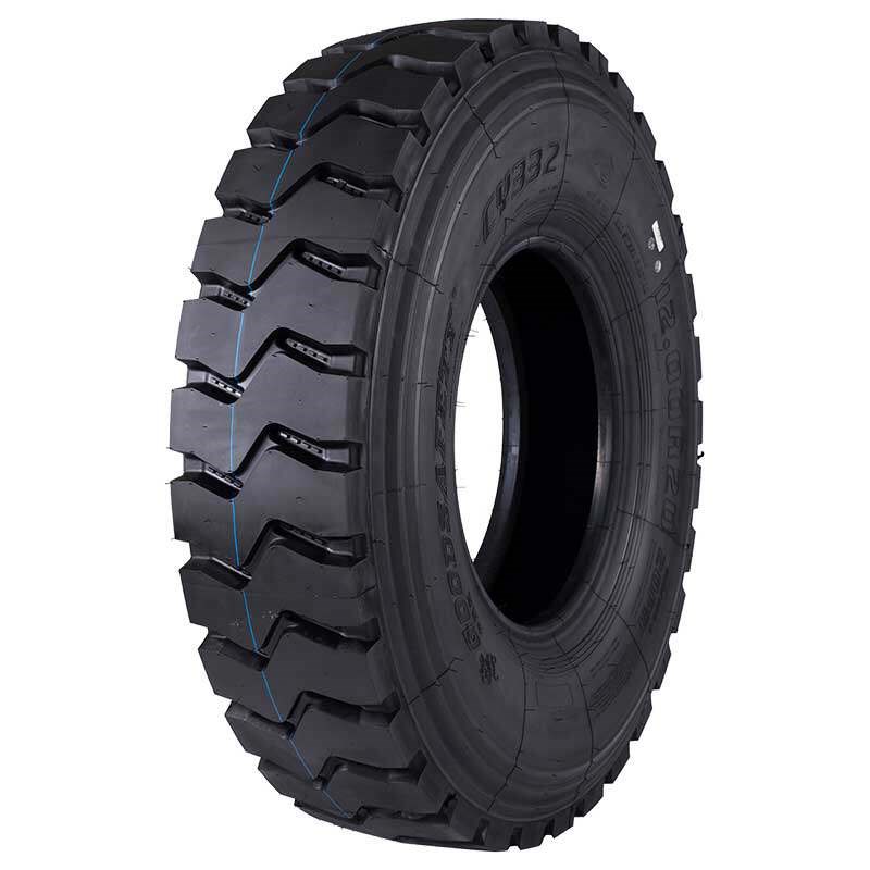 全钢丝900 1000 1100耐磨12R22.5载重加强1200r20矿山大货车轮胎