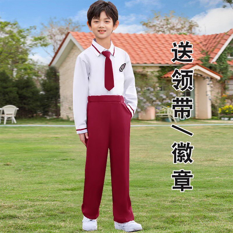 儿童大合唱演出服中小学生诗歌朗诵男女童礼服爱国演讲比赛表演服