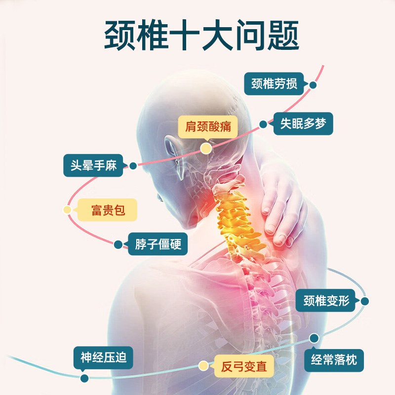 型枕颈椎枕护颈椎睡觉专用呵护睡眠脊椎艾草加热护颈枕圆柱枕头秋