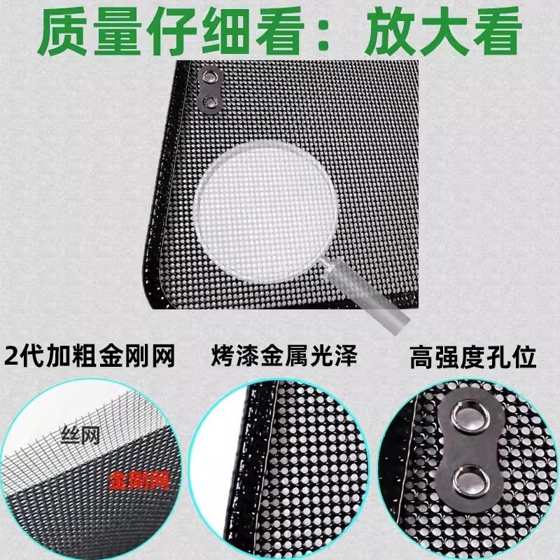 适用别克gl825s/昂科威/威朗汽车中网防虫网防柳絮网水箱防护网