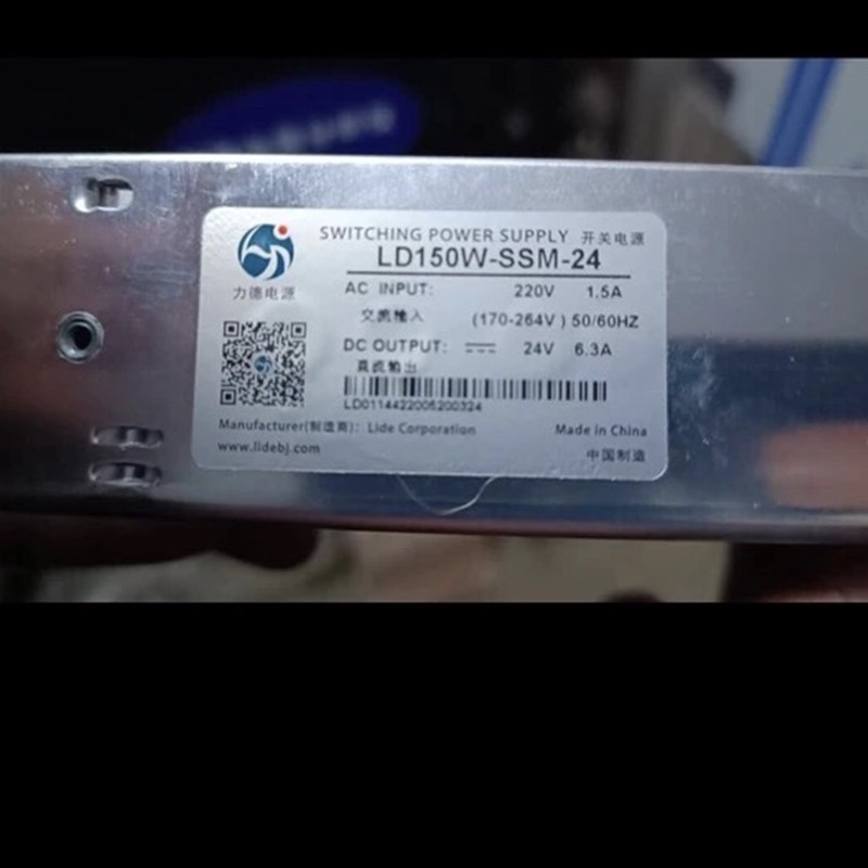 力德LD150W-SSM-24 输出24V6.3A150W开关电源原装正品