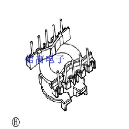 PQ2014磁芯骨架+PQ2014变压器电木骨架5+5针10套1包