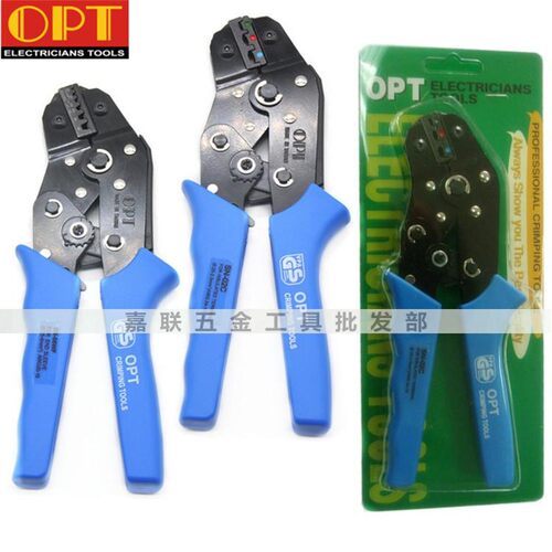台湾OPT压线钳SN-02 02C 06 48B 06WF棘轮式冷压端子钳进口压接钳