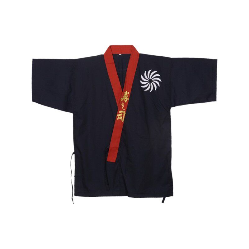日本韩国寿司料理日式厨师工衣男制服上装工作服工服日式工衣包邮
