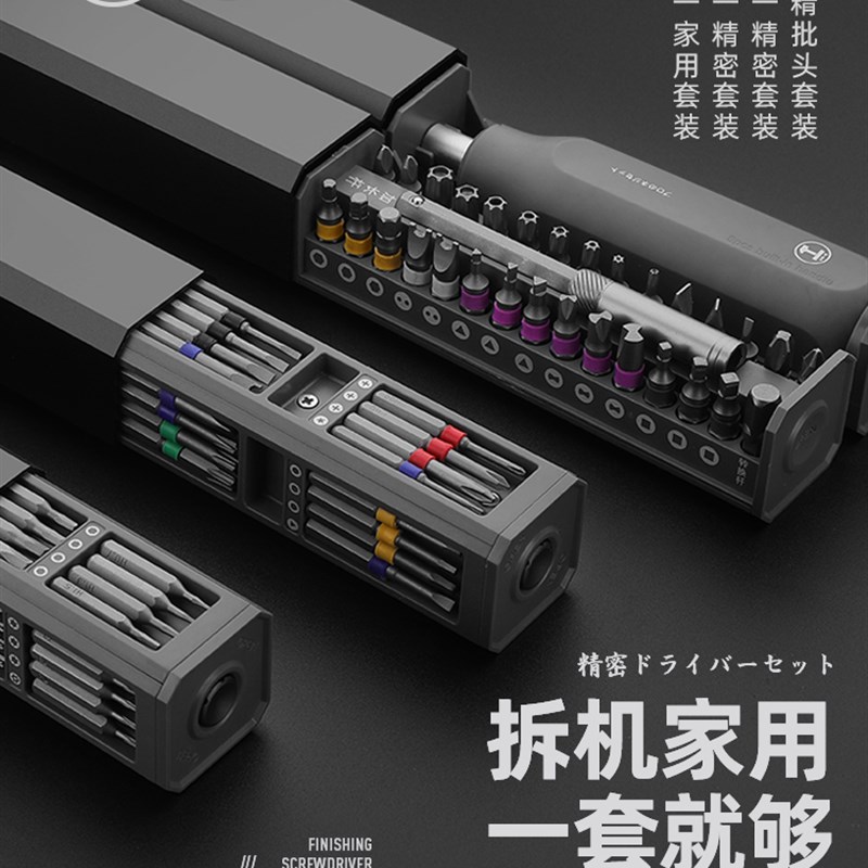 绿林螺丝刀套组家用精密批起子手机笔记型电脑多功能维修工具组合