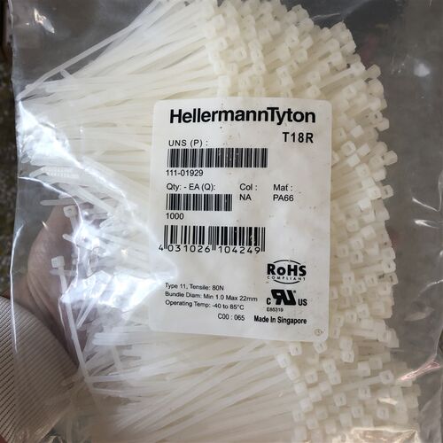 进口HellermannTyton海尔曼太通绑/扎带T18R 2.2*100mm 111-01929