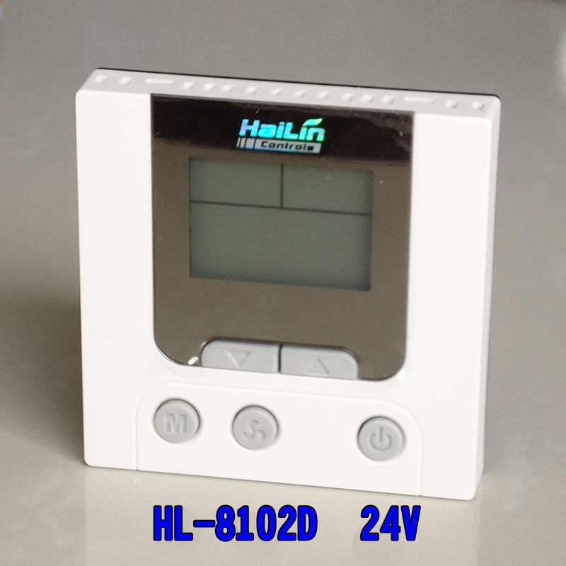 海林温控器HL8102D液晶中央空调控制面板开关比例积分温度控制器