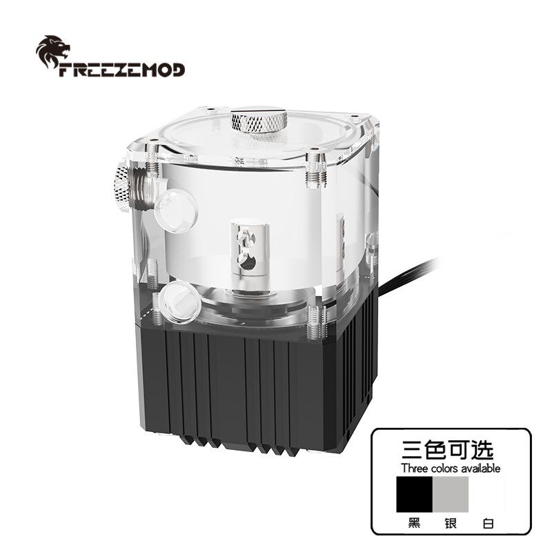 FREEZEMOD电脑水冷PUB-Q2YT一体式水泵水箱带消泡磁悬浮泵芯