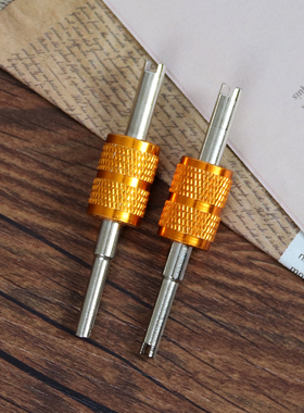 气门芯扳手工具 汽车空调自行车轮胎气门匙拆卸两用扳手维修工具