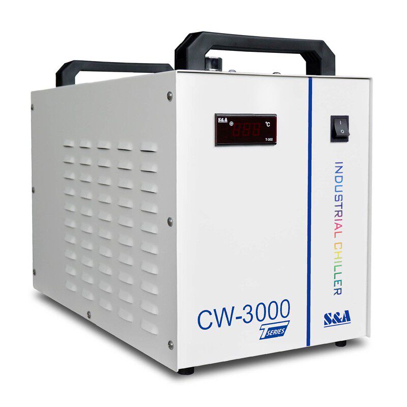 特域机电工业冷水机CW3000激光切割机水箱雕刻机主轴水冷水泵一体