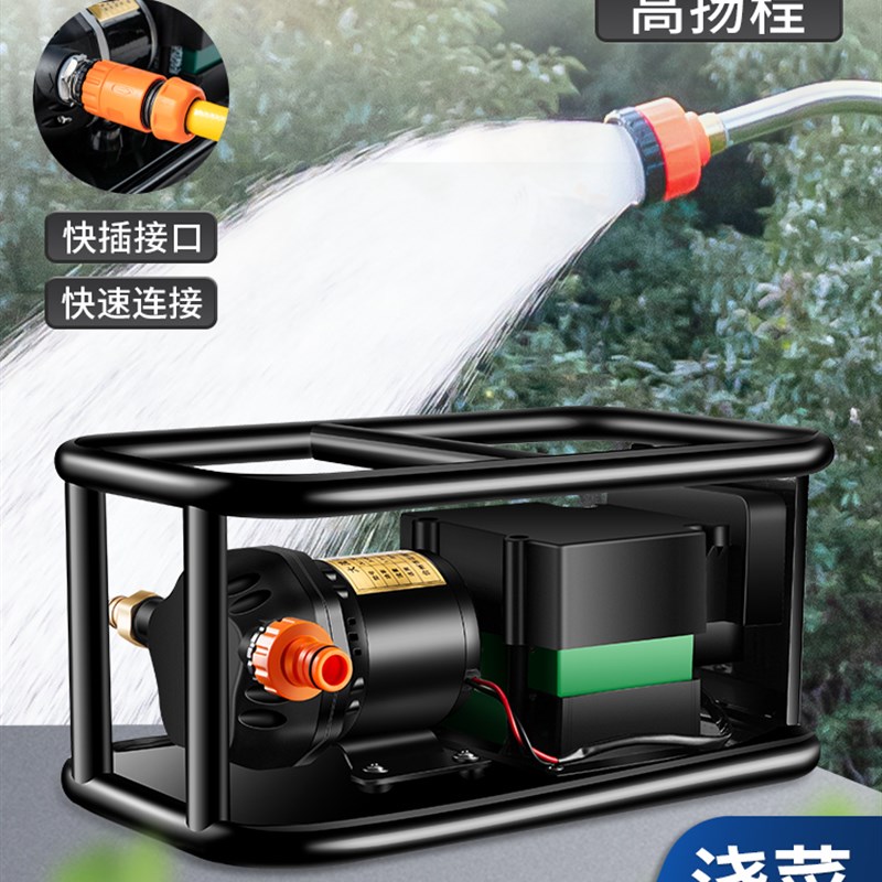 充电式抽水泵抽水机农田用灌溉电瓶浇水机浇菜浇地农业大功率水泵