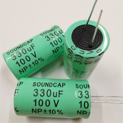 100V330UF 330UF100V原装台产 无极NP 音响功放 电解电容 22X40