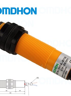 原装 漫反射 光电开关 E3F-DS10Y1 CHE18-10YA-B710 交W流220V常