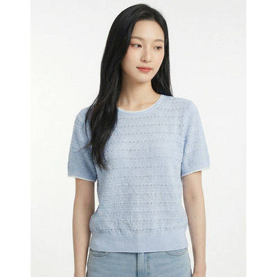 【诗颖专属】夏季新品女装短袖【亚麻混纺】2N2087