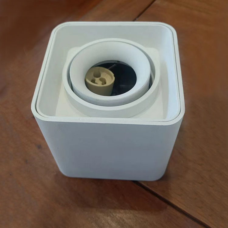 无主灯gu10灯座斗胆灯LED明装筒灯双头方形客厅照明灯压铸铝灯壳