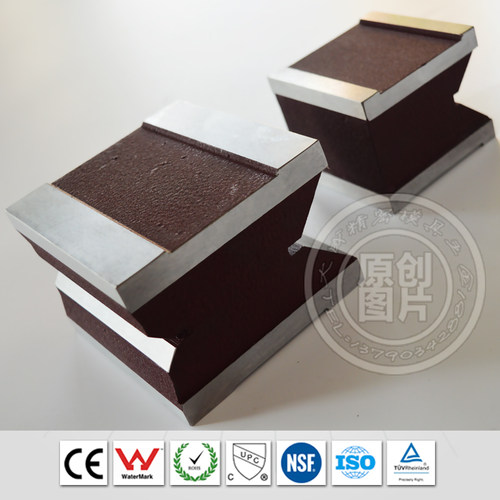 磁性V型块三角台磁力V型台划线用V形铁7K线切割磁铁v形块12K
