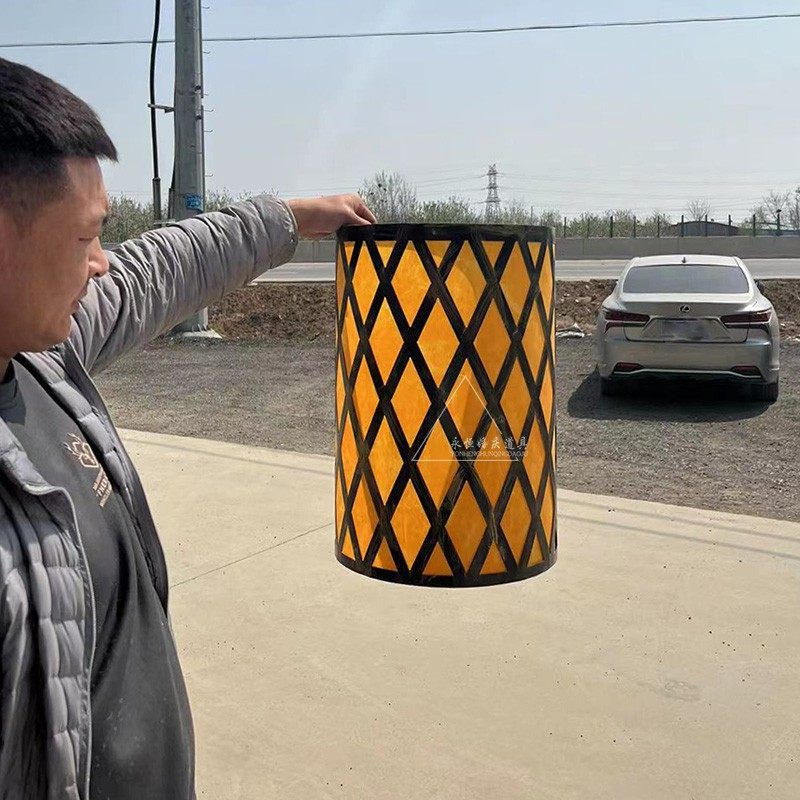 新款婚庆道具中式吊灯网格灯笼孔明灯迎宾舞台婚礼堂吊顶布置路引