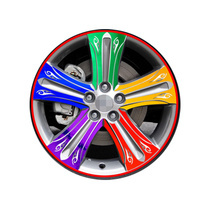 适用丰田汉兰达专用遮轮毂贴纸