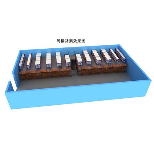 盛慧智能重型仓库横梁货架盛隆阁楼式仓储平台可拆卸阁楼货架厂家