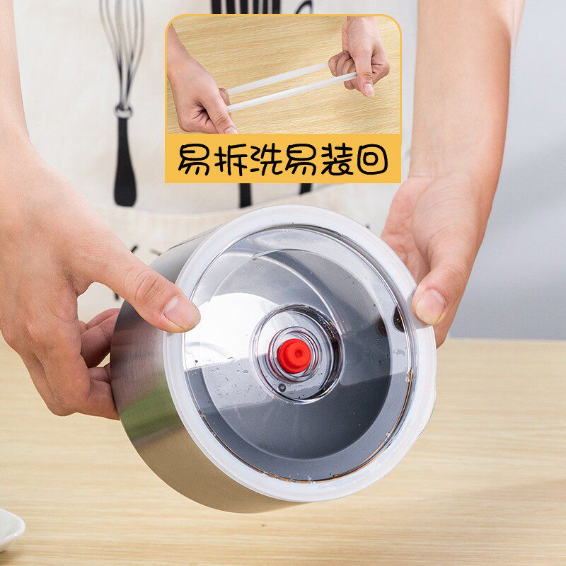 包邮304不锈钢卡奇三层保鲜食格吸气真空保温饭盒餐盒提锅提篮