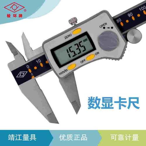 靖江棱环牌工业级数显卡尺双向防震高精度游标卡尺0-150-200-300