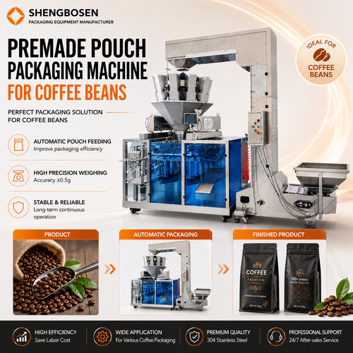 Automatic Packaging Machine for Coffee Beans & Pulses