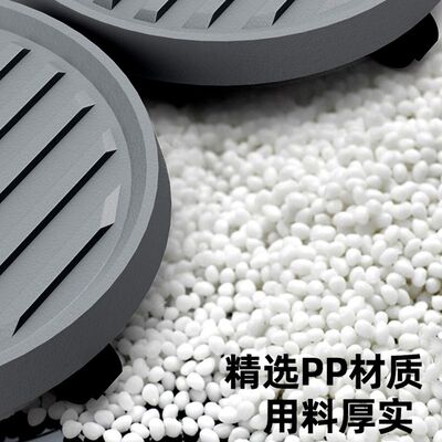 花盆托盘带轮可移动底座塑料加厚底托滑轮花盆垫透气万向轮水桶