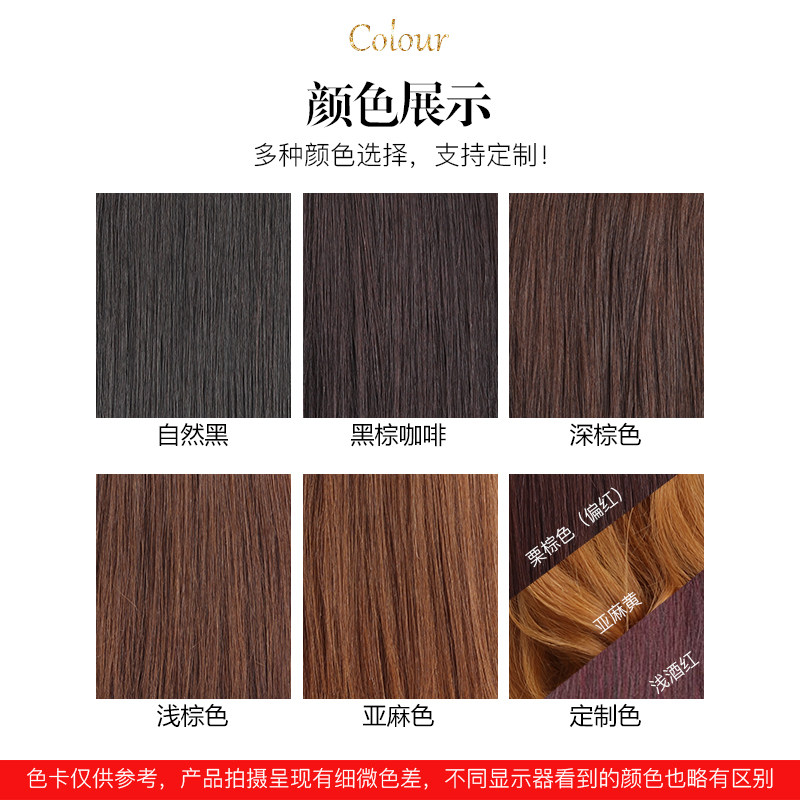 假发片一片式真发发片全真人发无痕隐形增发量蓬松接发微卷女长发