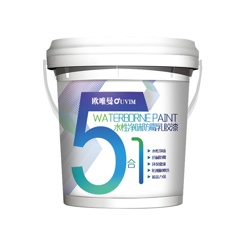 环保儿童乳胶漆内墙漆净味面漆室内自刷无味油漆家用涂料刷墙白漆