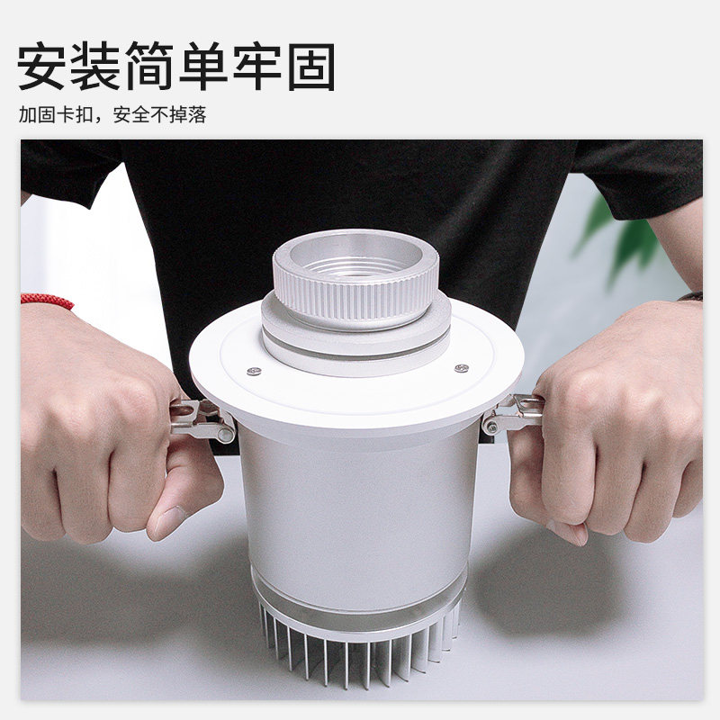 投影灯嵌入式暗装酒店服装店商场KTV门店门头广告高清文字图案射